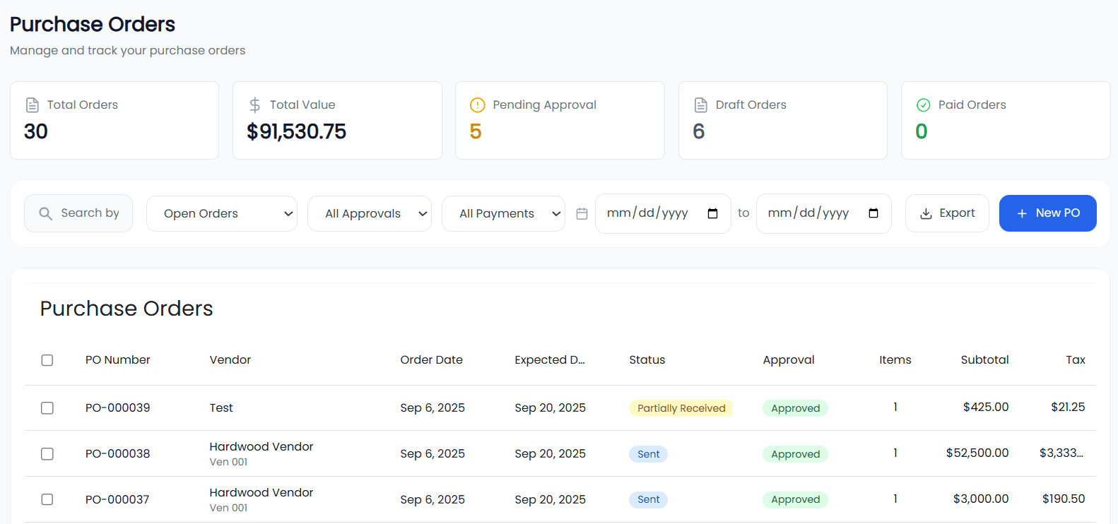TimberCloud Storefront — Product Catalog