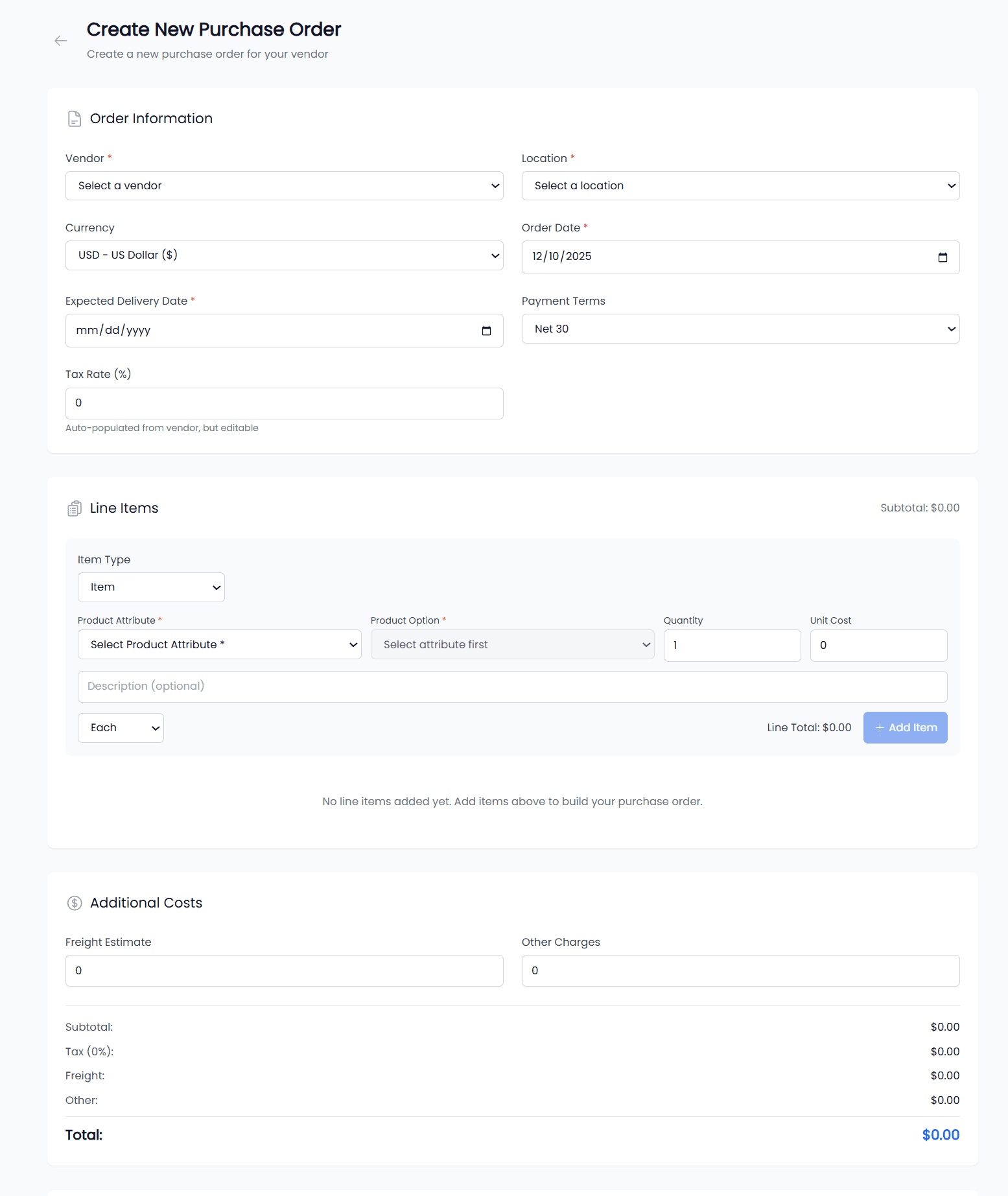 TimberCloud Storefront — Product Catalog