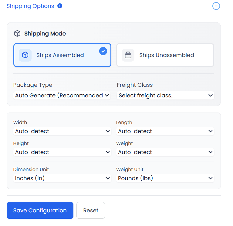 TimberCloud Storefront — Product Catalog
