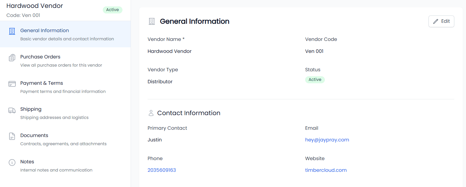 TimberCloud Storefront — Product Catalog